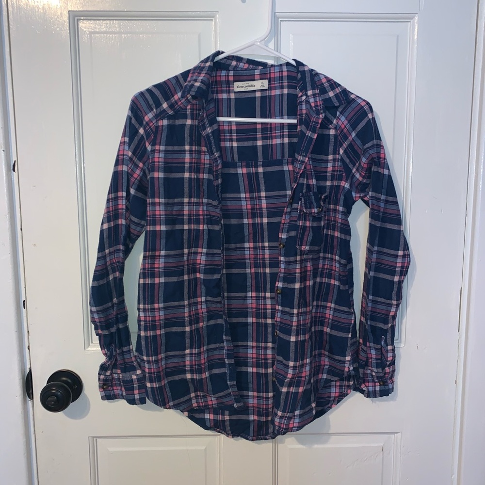 Plaid button down